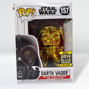 Funko POP! Star Wars Darth Vader #157 (Gold) 2019 Galactic Convention Exclusive